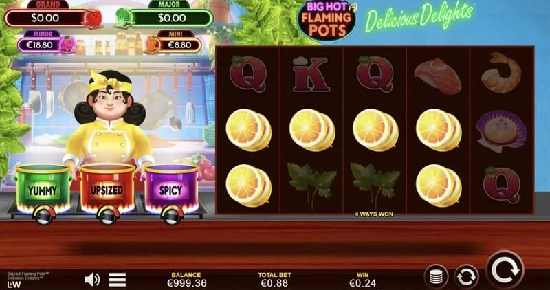 Big Hot Flaming Pots Delicious Delights - panalong kombinasyon sa base game